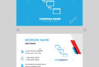 Networking Business Card Design Template, Visiting For Your in Networking Card Template
