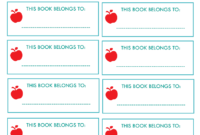 New Project: Back To School Notebook And Book Labels with regard to Notebook Label Template