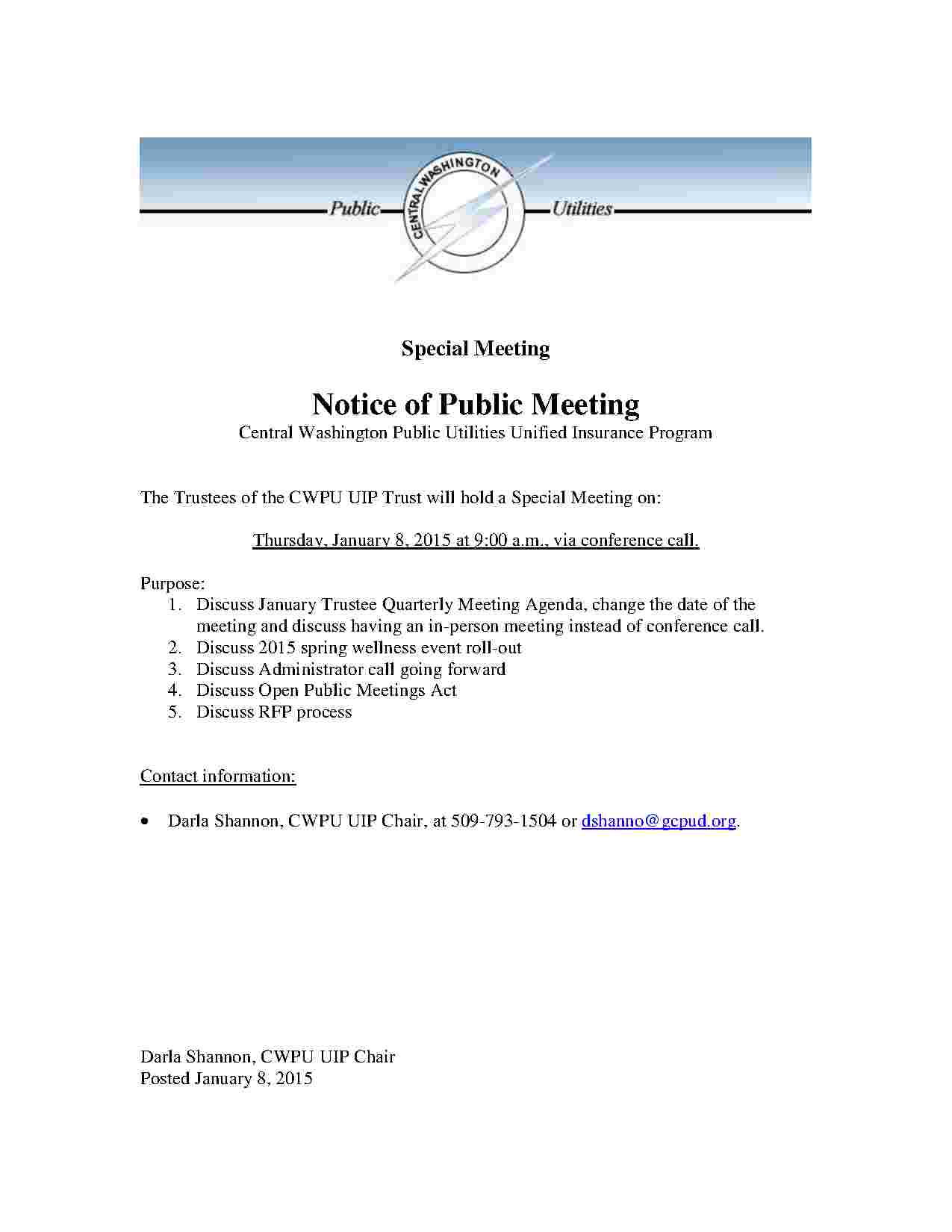 Notice Of Meeting Template – Colona.rsd7 Intended For Meeting Notice Template