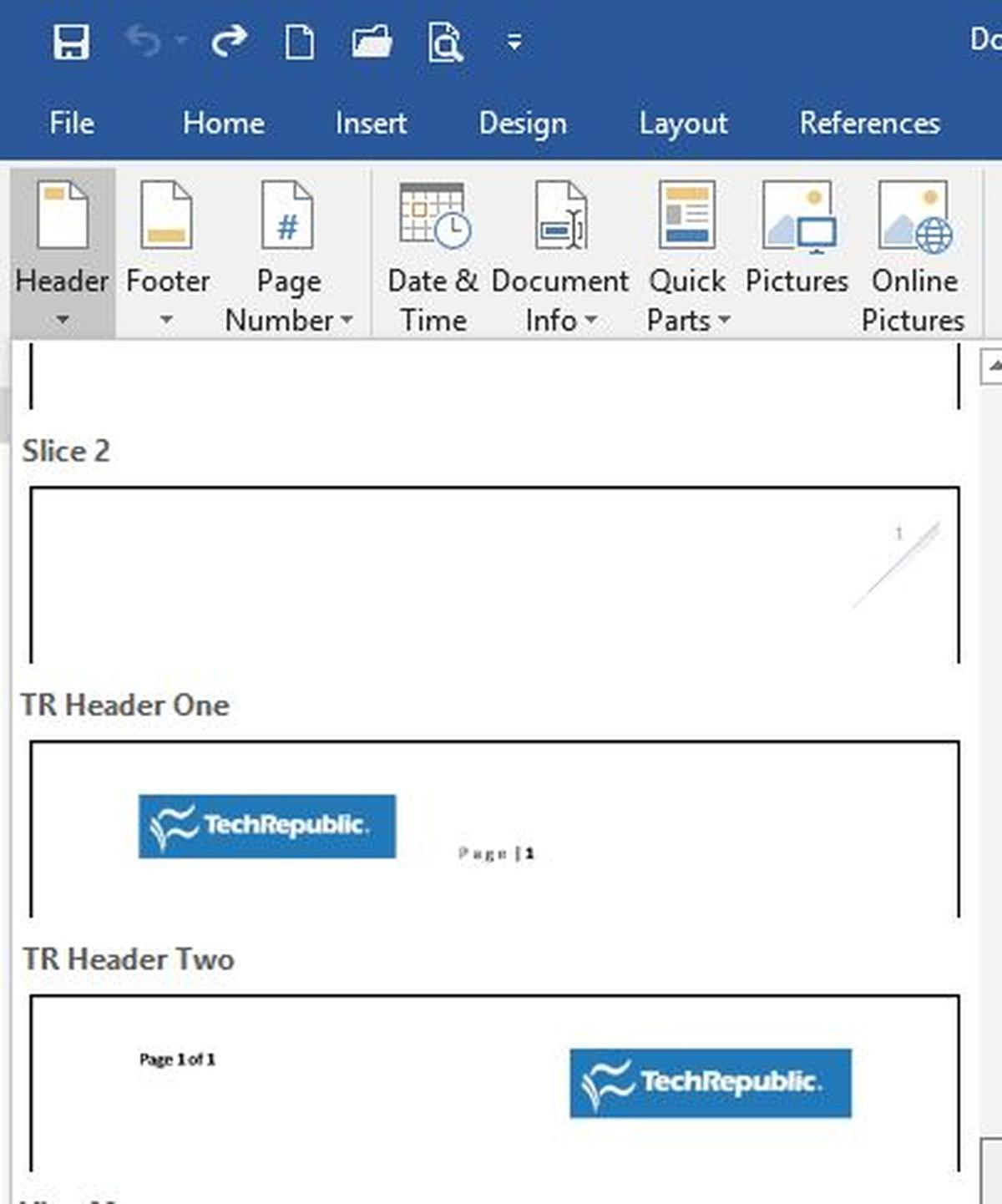 Office Q&a: Adding Custom Headers To Word's Headers Gallery Intended For Header Templates For Word