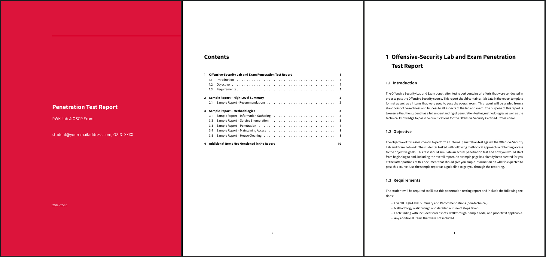 Oscp Exam Report Template In Markdown | Oscp Exam Report With Latex Template For Report