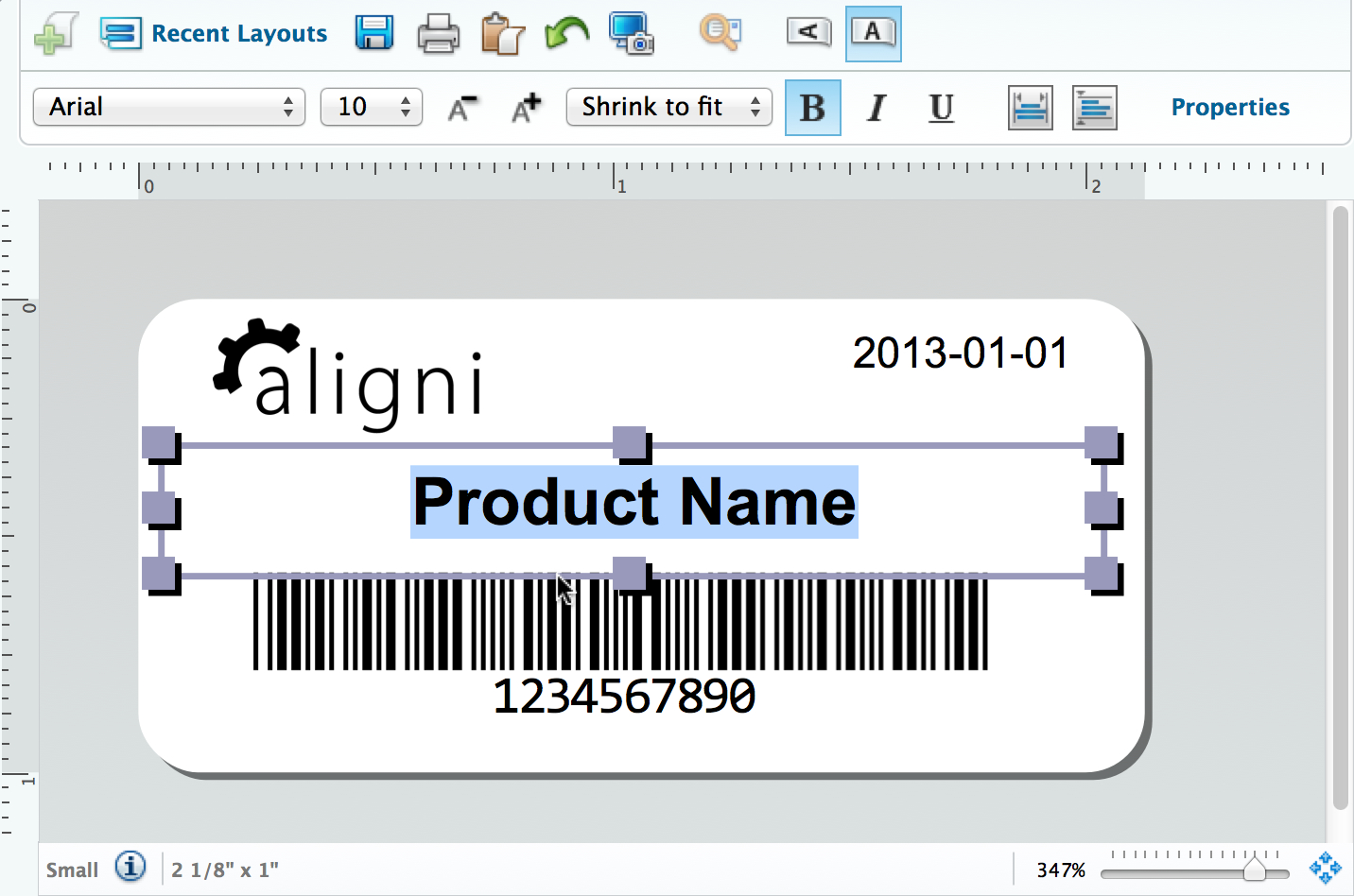 Part And Inventory Labels - Aligni Inside Inventory Labels Template