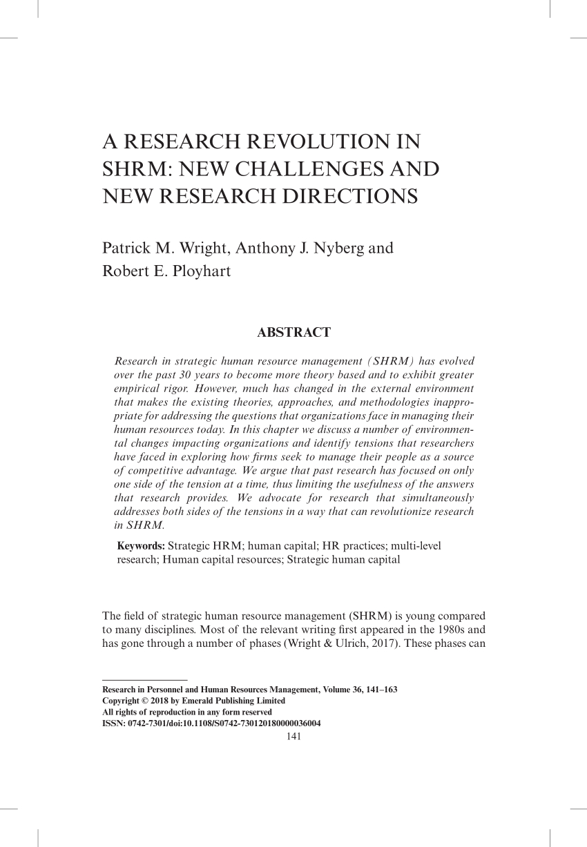 Pdf) A Research Revolution In Shrm: New Challenges And New Inside Job Description Template Shrm