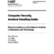 Pdf) Nist Special Publication 800 61 Revision 2, Computer For Incident Response Plan Template Nist