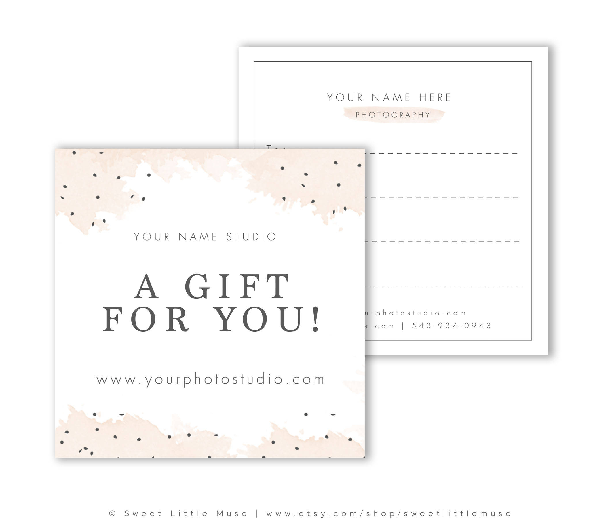 Photography Gift Card Template – Gift Certificate Template With Homemade Gift Certificate Template