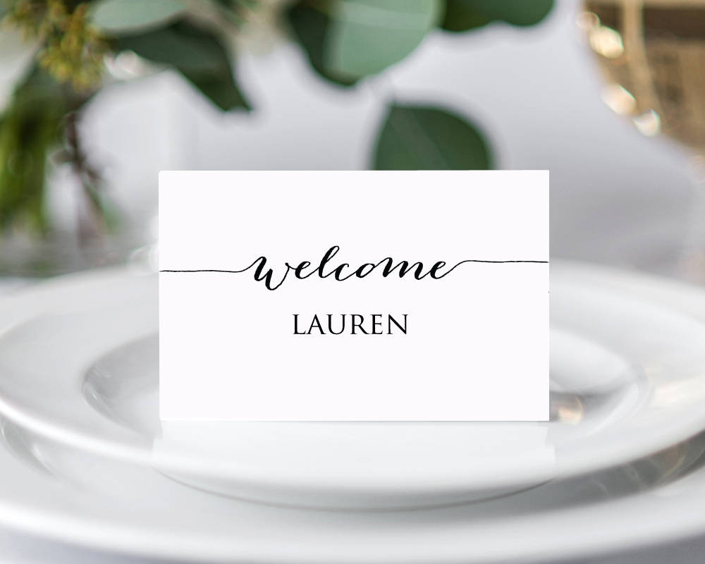 Place Card Designs – Colona.rsd7 Intended For Imprintable Place Cards Template