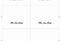 Place Card Template Per Eet Landing Page Small Tent inside Microsoft Word Place Card Template