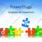 Powerpoint Template: Colorful Jigsaw Puzzle Form Word Inside Jigsaw Puzzle Template For Word