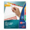 Print And Apply Index Maker Clear Label Dividers, 8 Color Intended For Office Depot Label Template