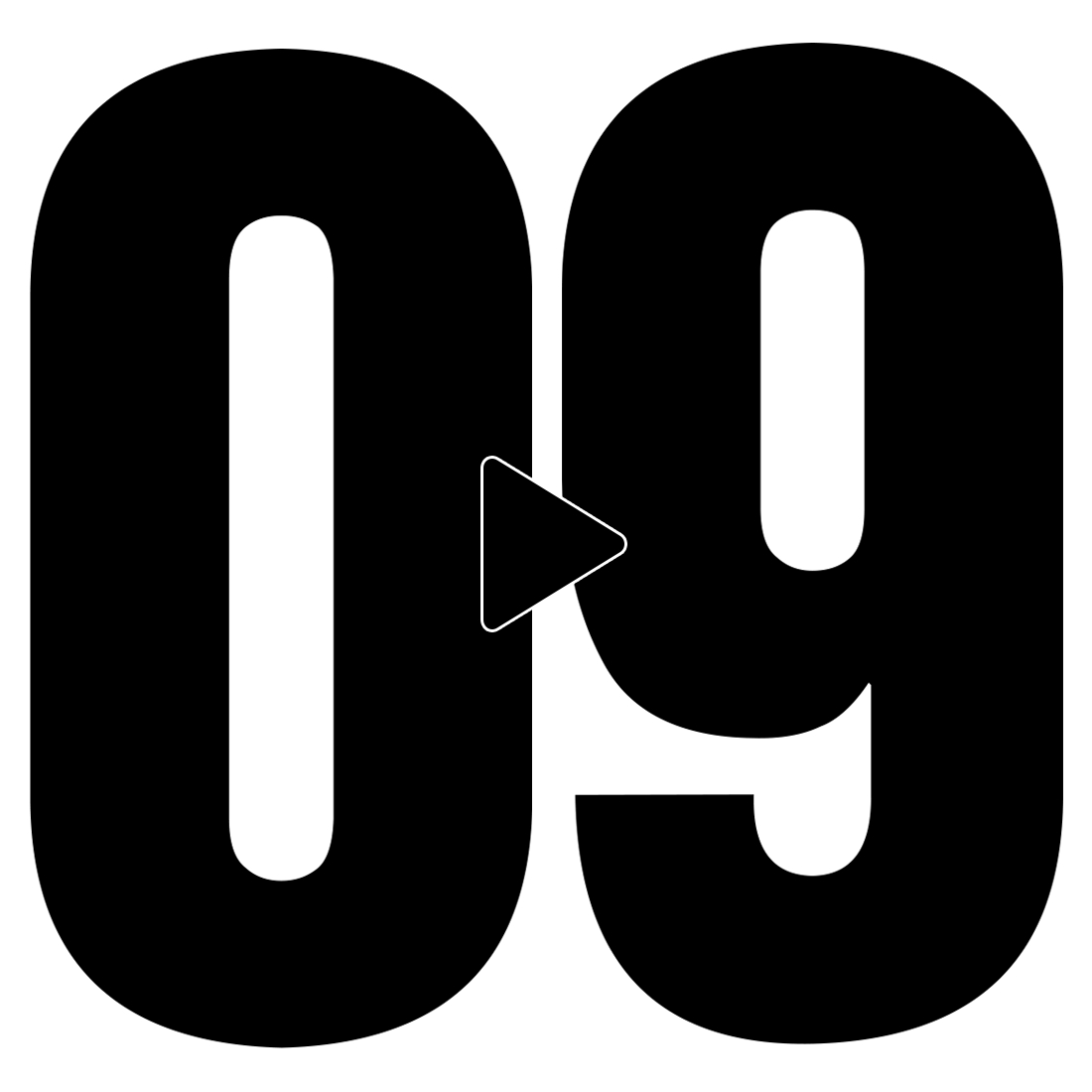 Print Big Numbers – A4 Sized Numbers In Solid Black | Number Within Large Letter C Template