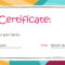 Printable Gift Certificate Template – Colona.rsd7 Within Kids Gift Certificate Template