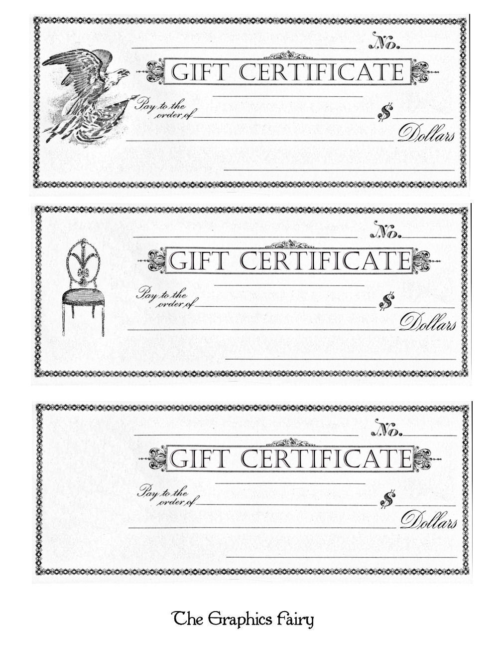 Printable Gift Certificates Template Awesome Free Printable For Gift Certificate Log Template