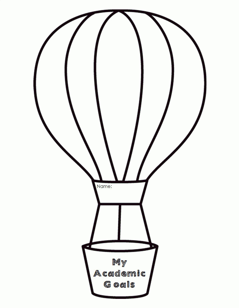 Printable Hot Air Balloon Template - Clip Art Library Inside Hot Air Balloon Template Printable