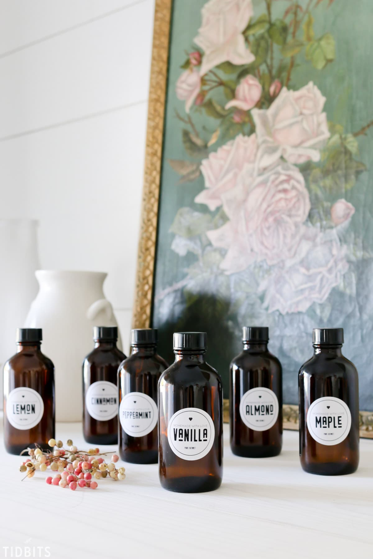 Printable Vanilla Extract Labels – Tidbits With Regard To Homemade Vanilla Extract Label Template