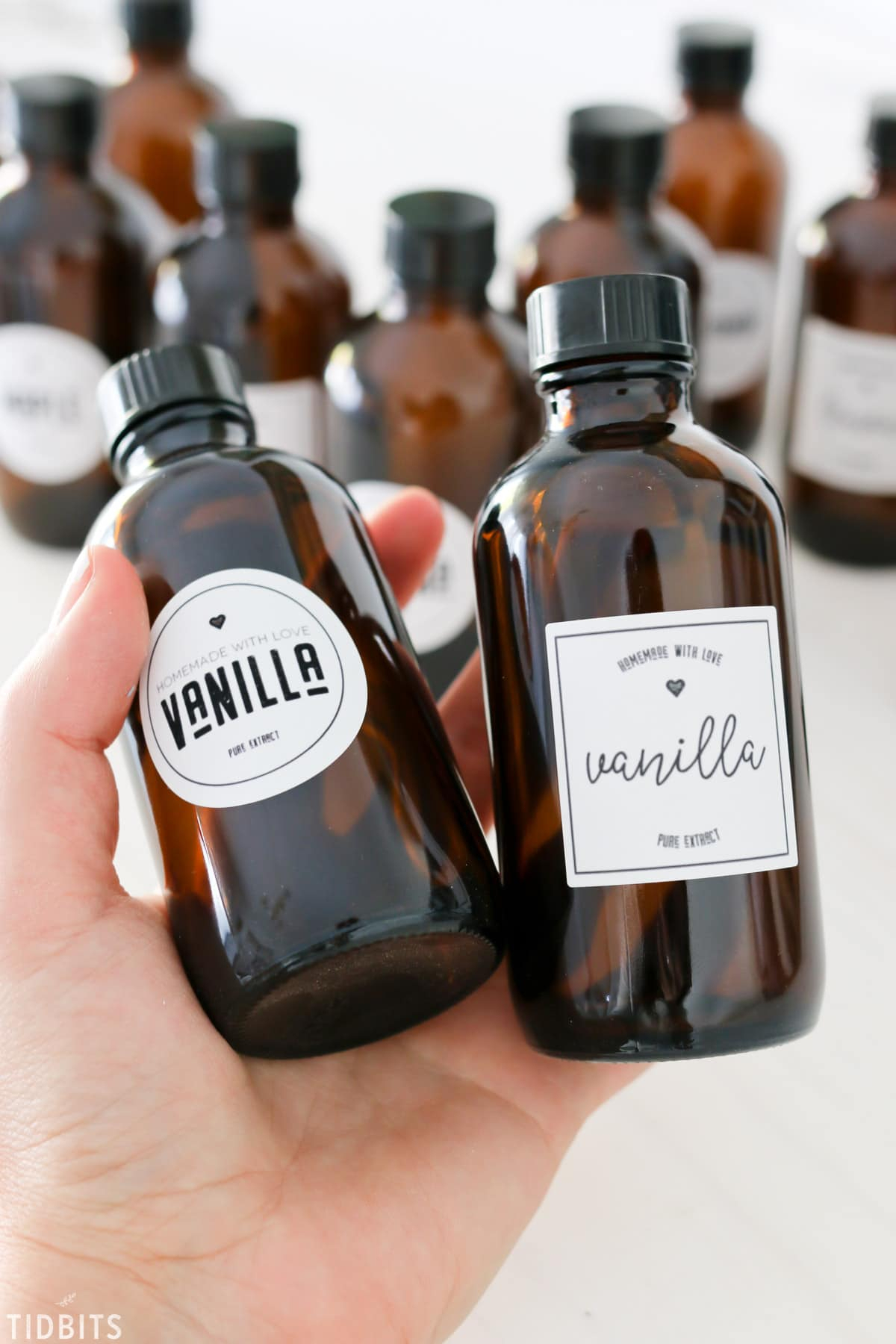 Printable Vanilla Extract Labels - Tidbits Within Homemade Vanilla Extract Label Template