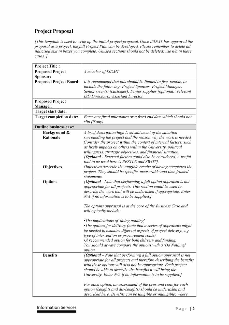 Professional Project Proposal Templates Template Lab With Within It Project Proposal Template