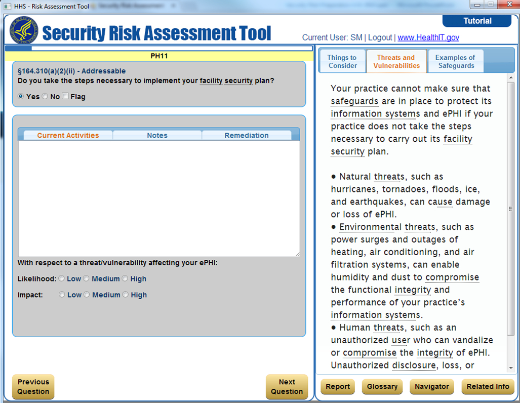Quick Review Of Hhs's New Hipaa Security Risk Assessment Tool Intended For Hipaa Risk Assessment Template