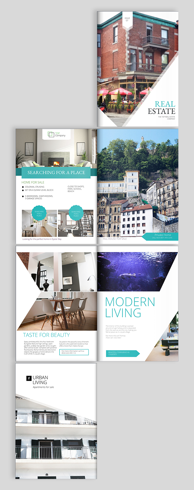 Real Estate Brochure Design – Templates And Ideas Pertaining To House For Rent Flyer Template Free