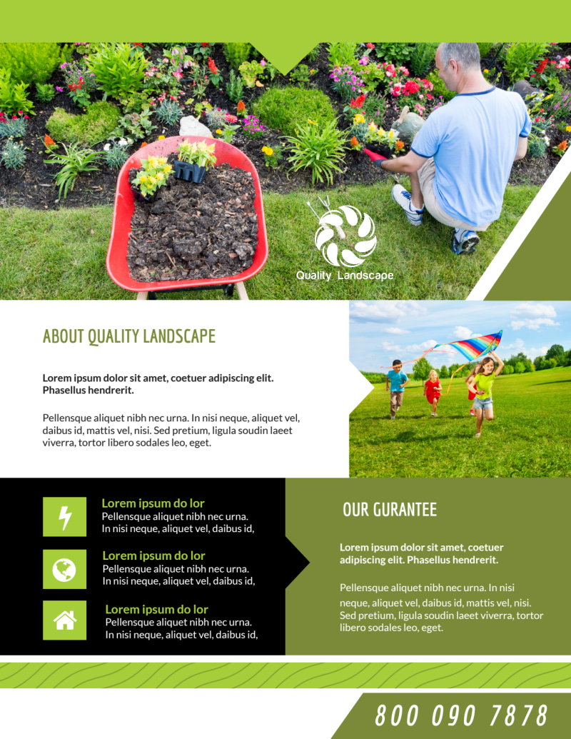 Reliable Lawn Flyer Template Within Landscaping Flyer Templates