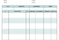 Rental Invoicing Template inside Invoice Template For Rent