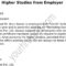 Request Latter Of Noc Format For Higher Studies From Employer Within Noc Report Template