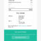Responsive Receipt &amp; Invoice Email Template with regard to Invoice Email Template Html