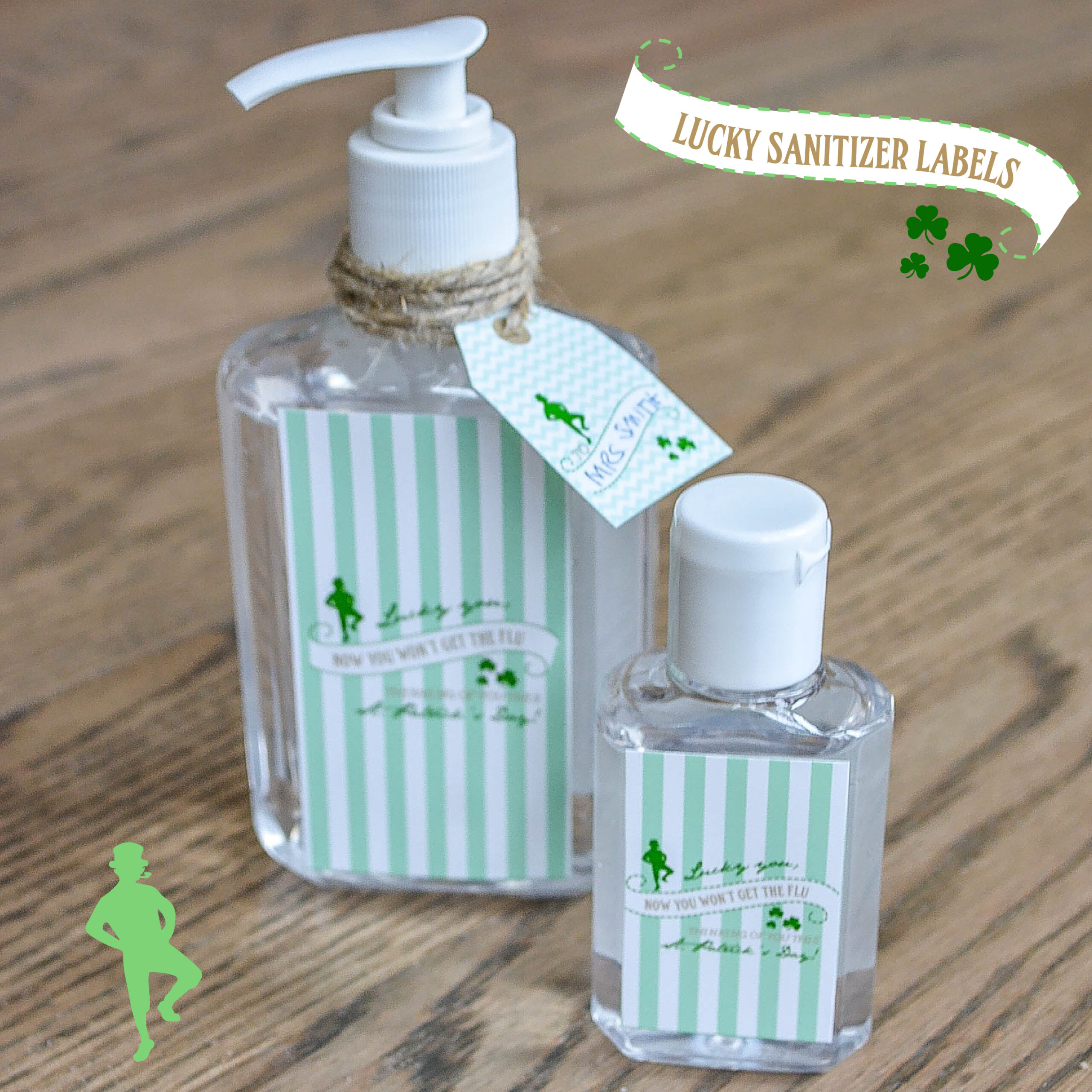 Ruff Draft: Making Lucky You Hand Sanitizer Printable Labels Intended For Hand Sanitizer Label Template