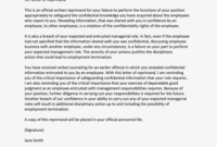 Sample Letters Of Reprimand For Employee Performance with regard to Letter Of Reprimand Template