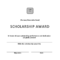 Scholarship Award Certificate | Templates At For Life Saving Award Certificate Template