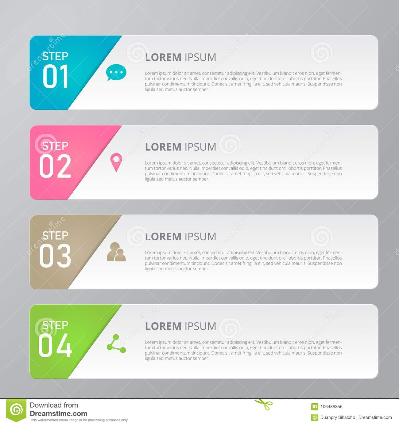 Set Of Infographics Template. Vector Illustrator Stock Pertaining To Infographic Template Illustrator