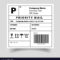 Shipping Barcode Label Sticker Template In Mailing Address Label Template