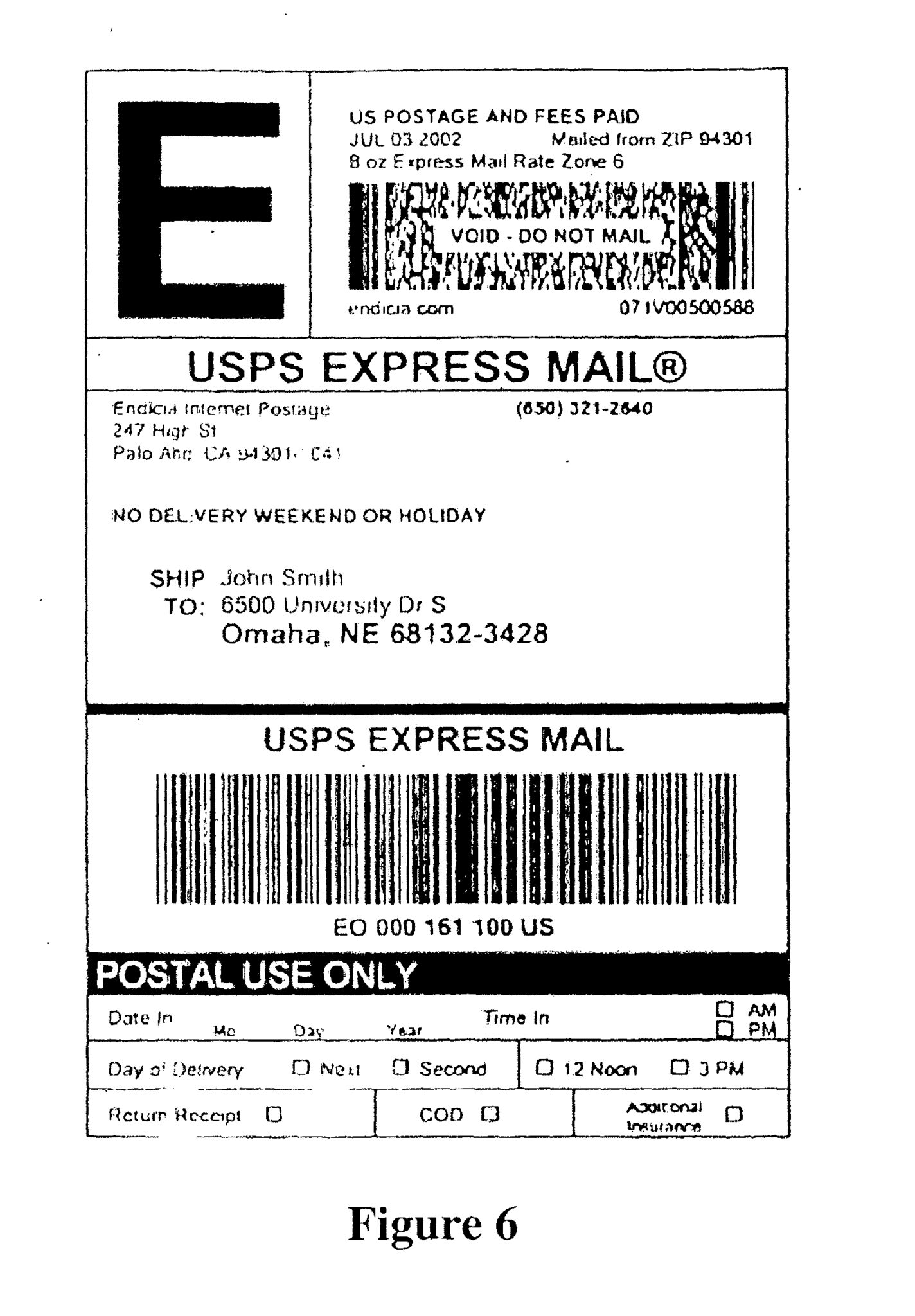Usps Mailing Label Format