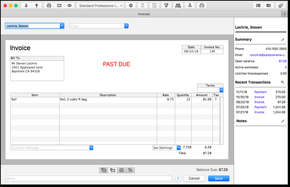 Show Past Due Stamp On Invoices – Quickbooks Community For How To Change Invoice Template In Quickbooks