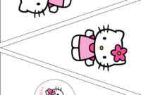 Simple Cute Hello Kitty Free Printable Kit. - Oh My Fiesta within Hello Kitty Banner Template