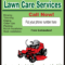 Simple Green Lawn Care Flyer | Lawnprofit In Lawn Mowing Flyer Template Free