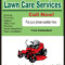 Simple Green Lawn Care Flyer | Lawnprofit In Mowing Flyer Template