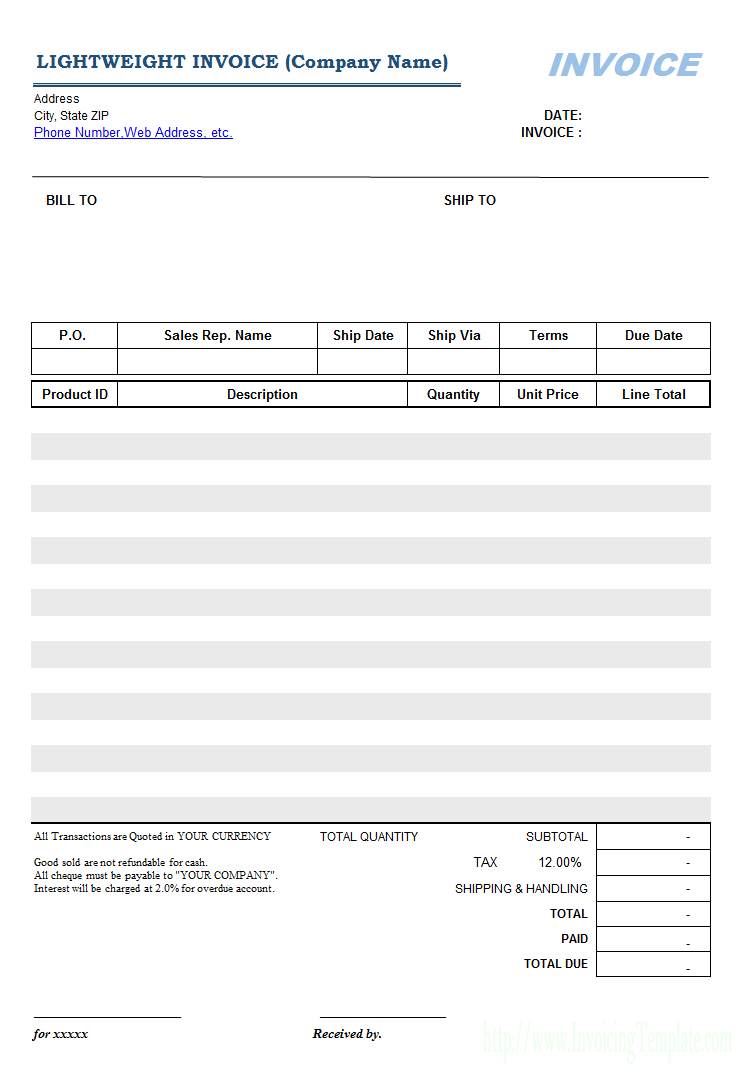 Singapore Gst Invoice Template (Sales) With Regard To Invoice Template Singapore