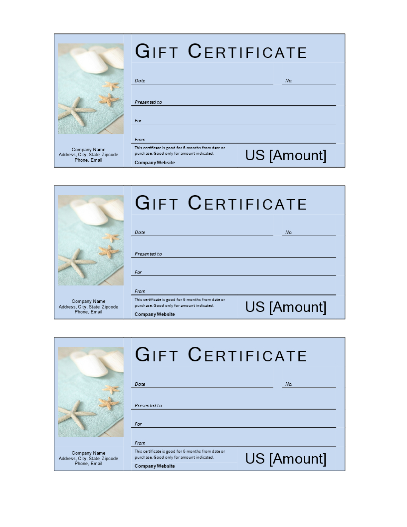 Spa Gift Voucher With Cash Value | Templates At For Golf Gift Certificate Template