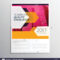 Stylish Abstract Business Leaflet Template Design With Arrow With Moving Flyer Template