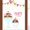 Template, Flyer Or Banner Design For Ice Cream. Stock Intended For Ice Cream Party Flyer Template