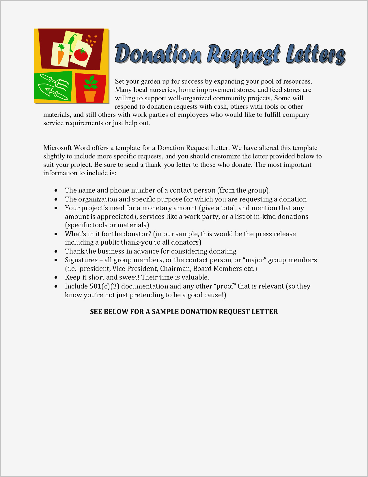 Template For Donation Request Letter – Templates : Best For How To Write A Donation Request Letter Template
