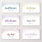 Template Place Cards – Colona.rsd7 Pertaining To Imprintable Place Cards Template