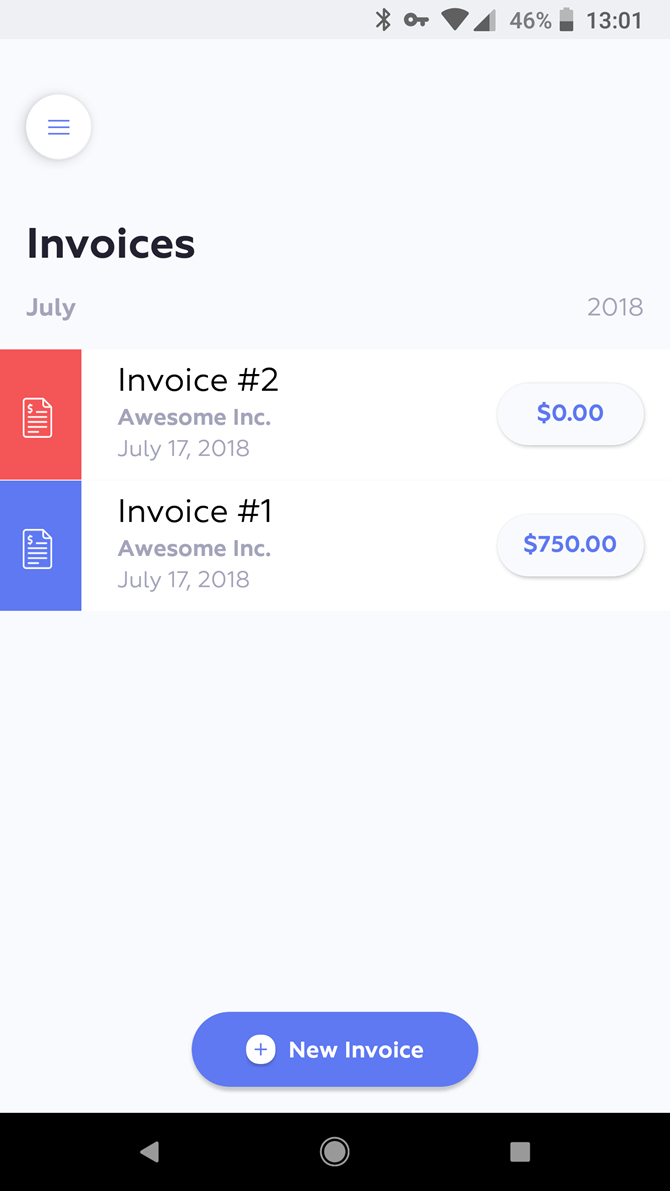The 5 Best Free Invoicing Apps For Freelancers And Small Intended For Invoice Template For Iphone