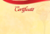 The Certificate Template «Rhythmic Gymnastics» - Dimaker regarding Gymnastics Certificate Template