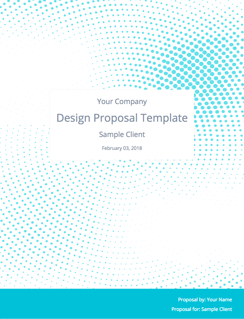 The Perfect Graphic Design Proposal Template (And Bonus Pertaining To Graphic Design Proposal Template