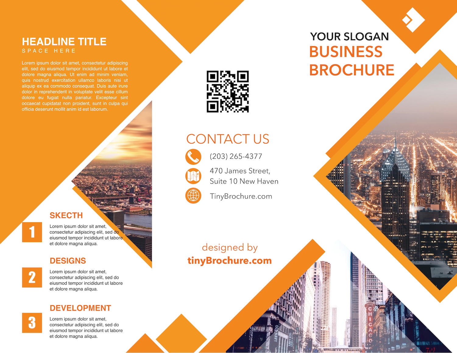 Tinyppt: Smart Art Infographic Brochure Newspaper Template With Google Docs Pamphlet Template