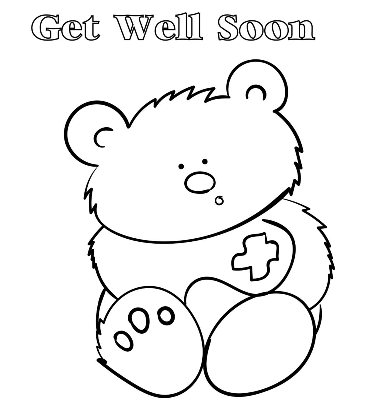 Top 25 Free Printable Get Well Soon Coloring Pages Online Pertaining To Get Well Soon Card Template