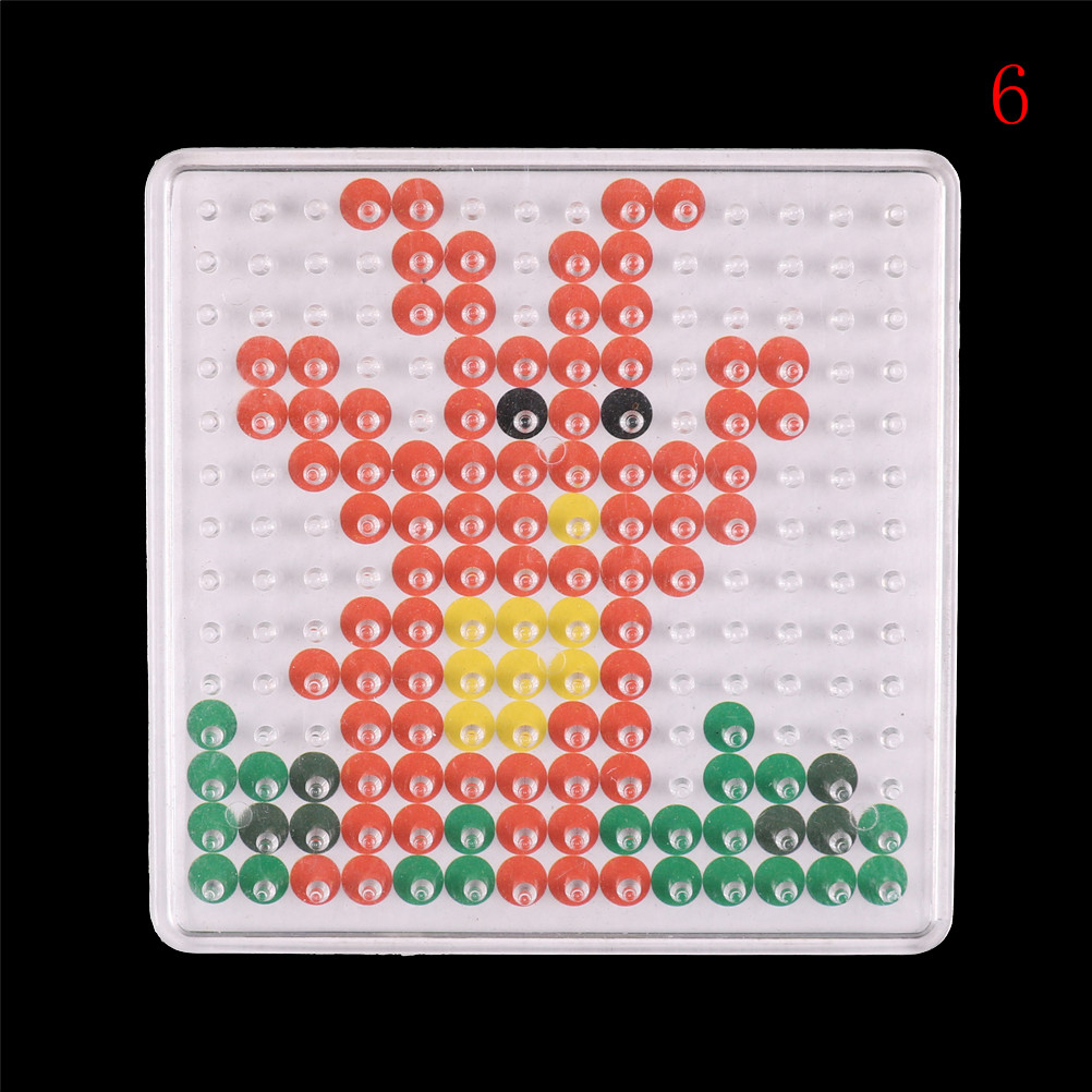 Us $0.64 16% Off|Template With Colore Paper Plastic Stencil Jigsaw Perler  Beads Diy Transparent Shape Puzzle Pegboard Hama Beads In Puzzles From Toys Throughout Hama Bead Letter Templates