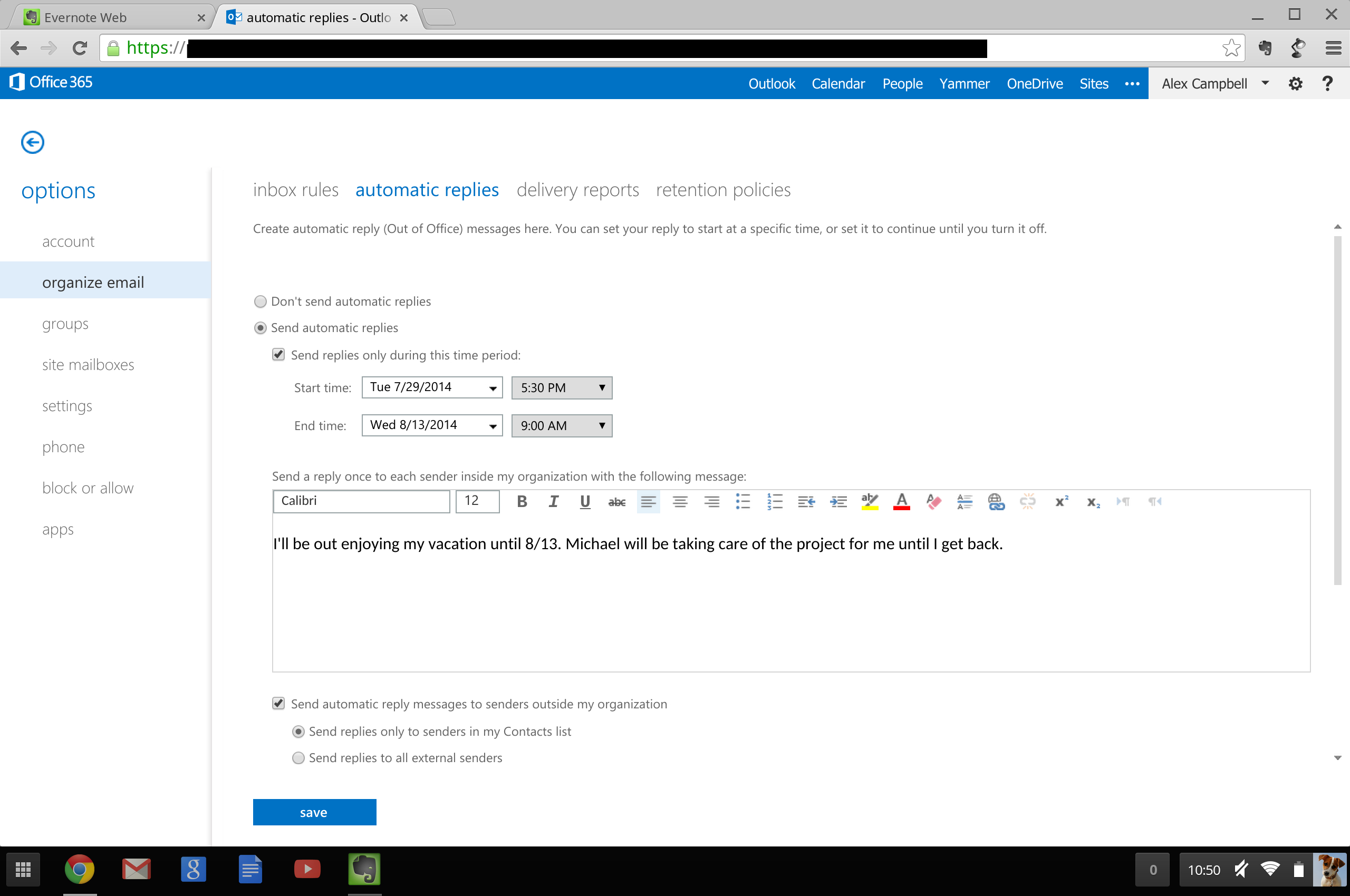 Use Outlook's Auto Reply Features To Free Your Vacation From Regarding How To Create An Email Template In Outlook 2013