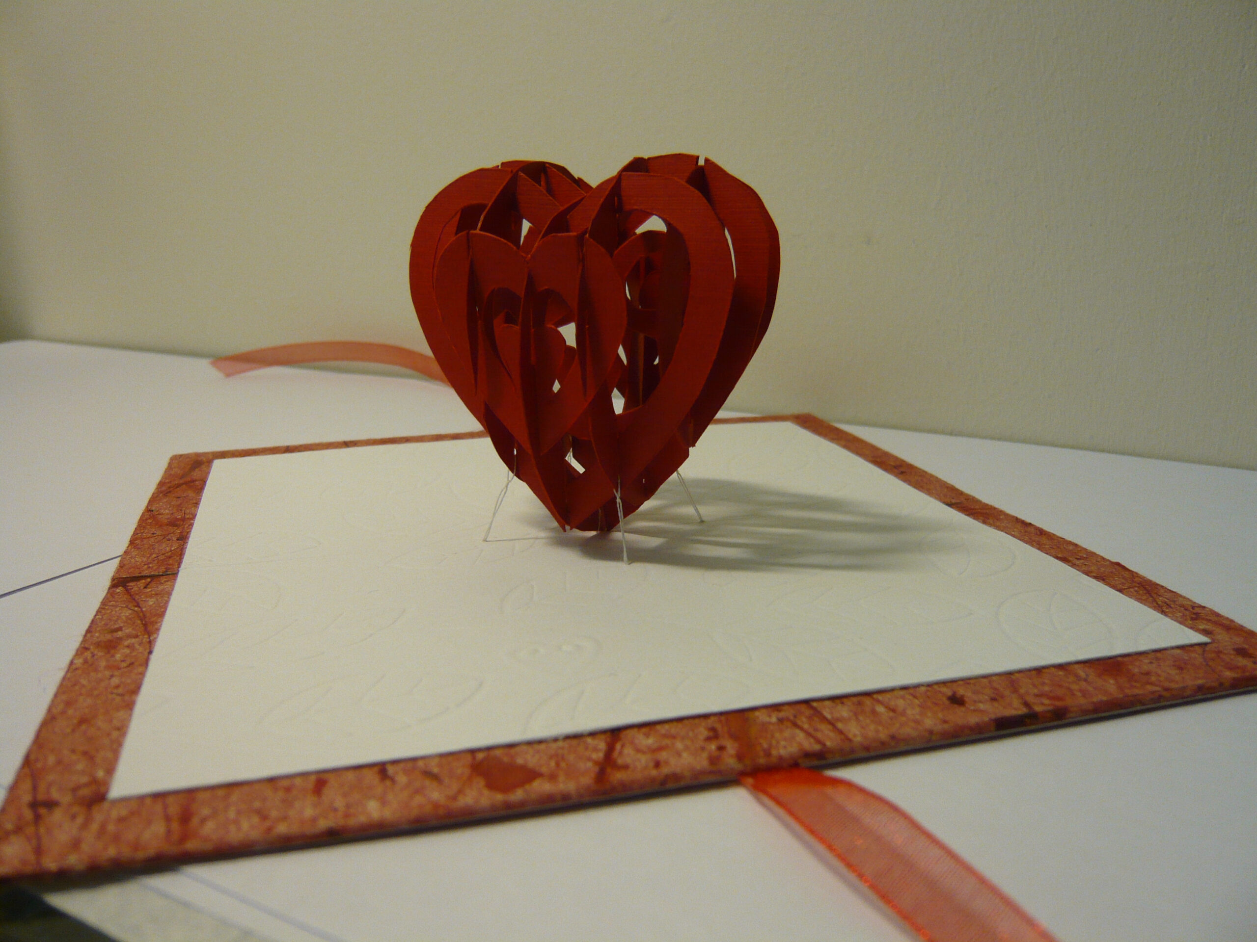 Valentine's Day Pop Up Card: 3D Heart Tutorial – Creative For Heart Pop Up Card Template Free